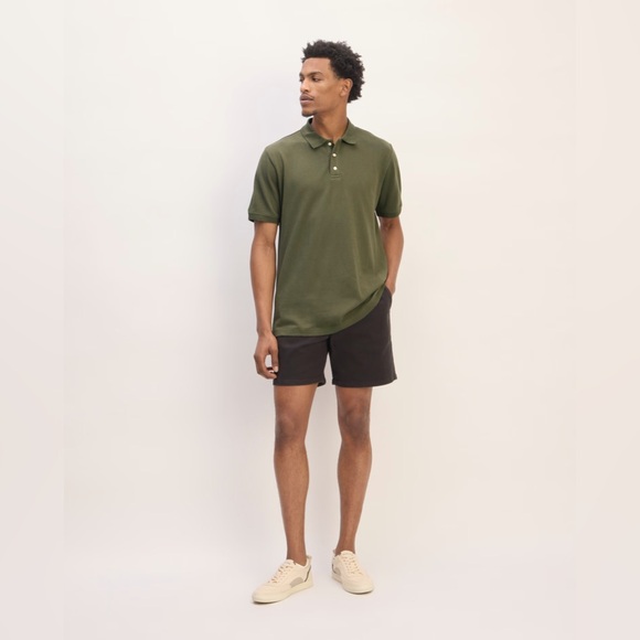 New Everlane Men's Green Polo Shirt Size Medium - Picture 2 of 6